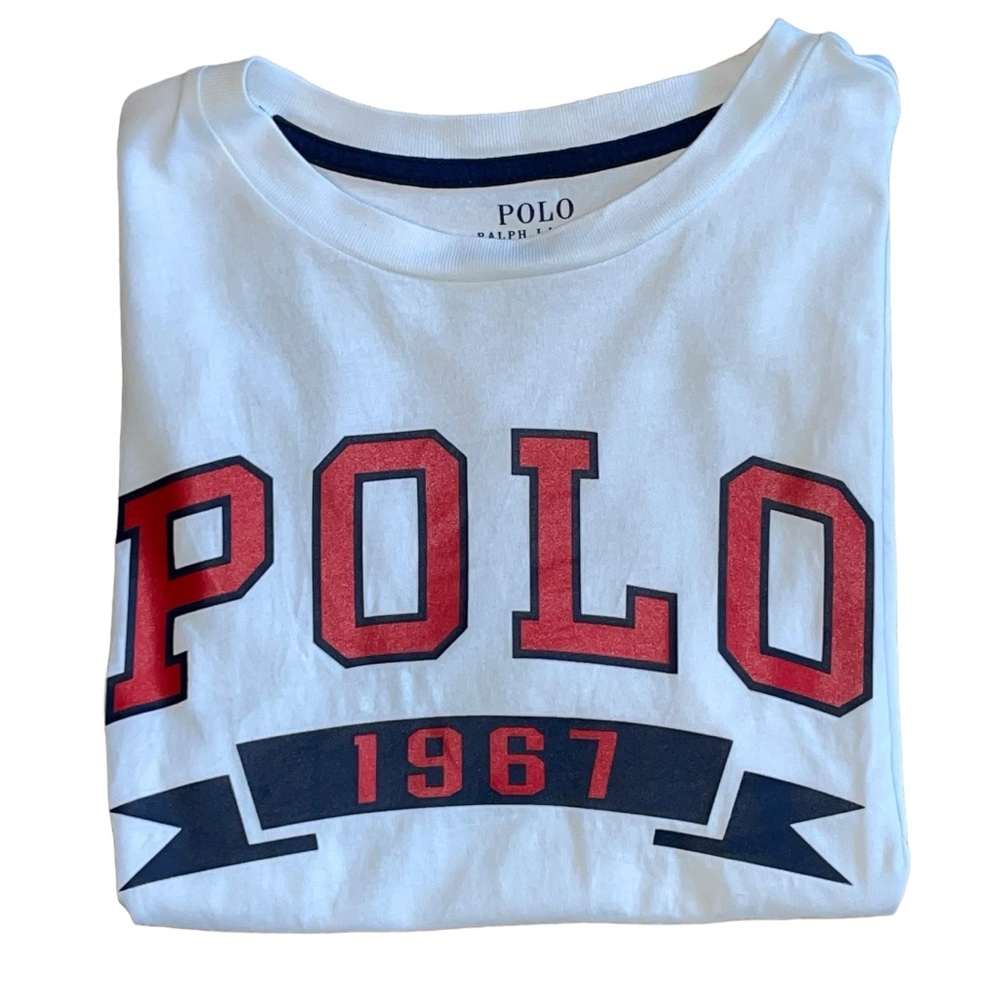 Polo Ralph Lauren | Color-Blocked Logo Cotton Jersey Tee | Crew Neck